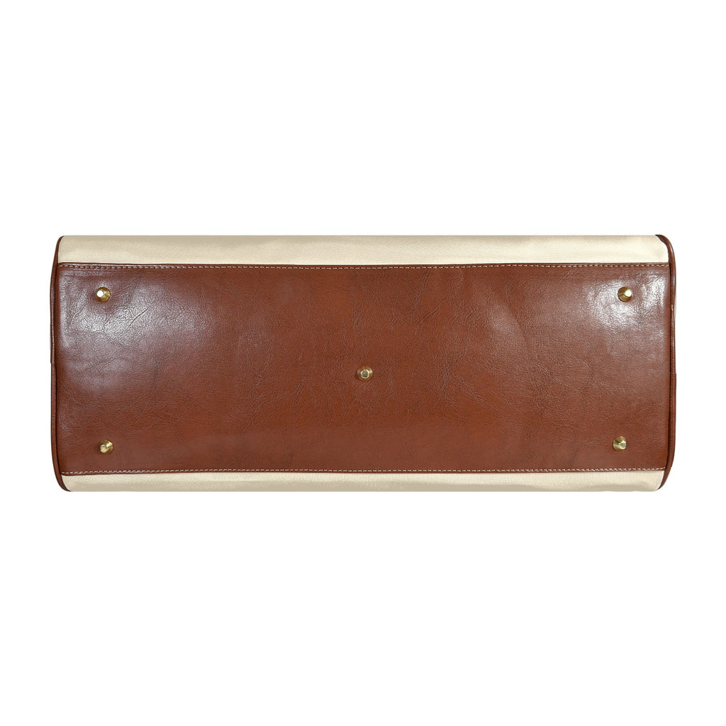 Tan Travel Bag Large Capacity Travel Bag-Small (Brown Short Patch) (1737)