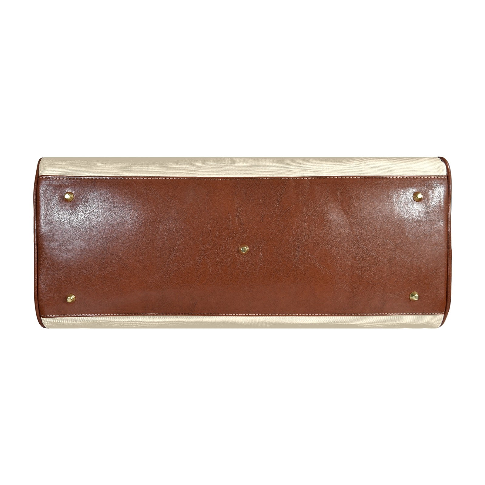 Tan Travel Bag Large Capacity Travel Bag-Small (Brown Short Patch) (1737)