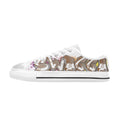 SWAGGA Low White Women's Classic Canvas Shoes (Model 018)