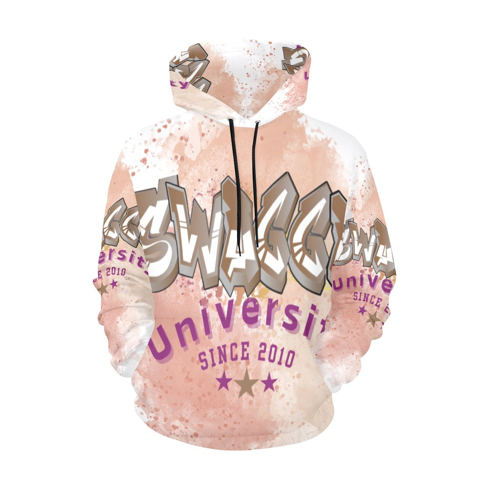 SWAGGA U All Over Print Hoodie for Women (USA Size) (Model H13)