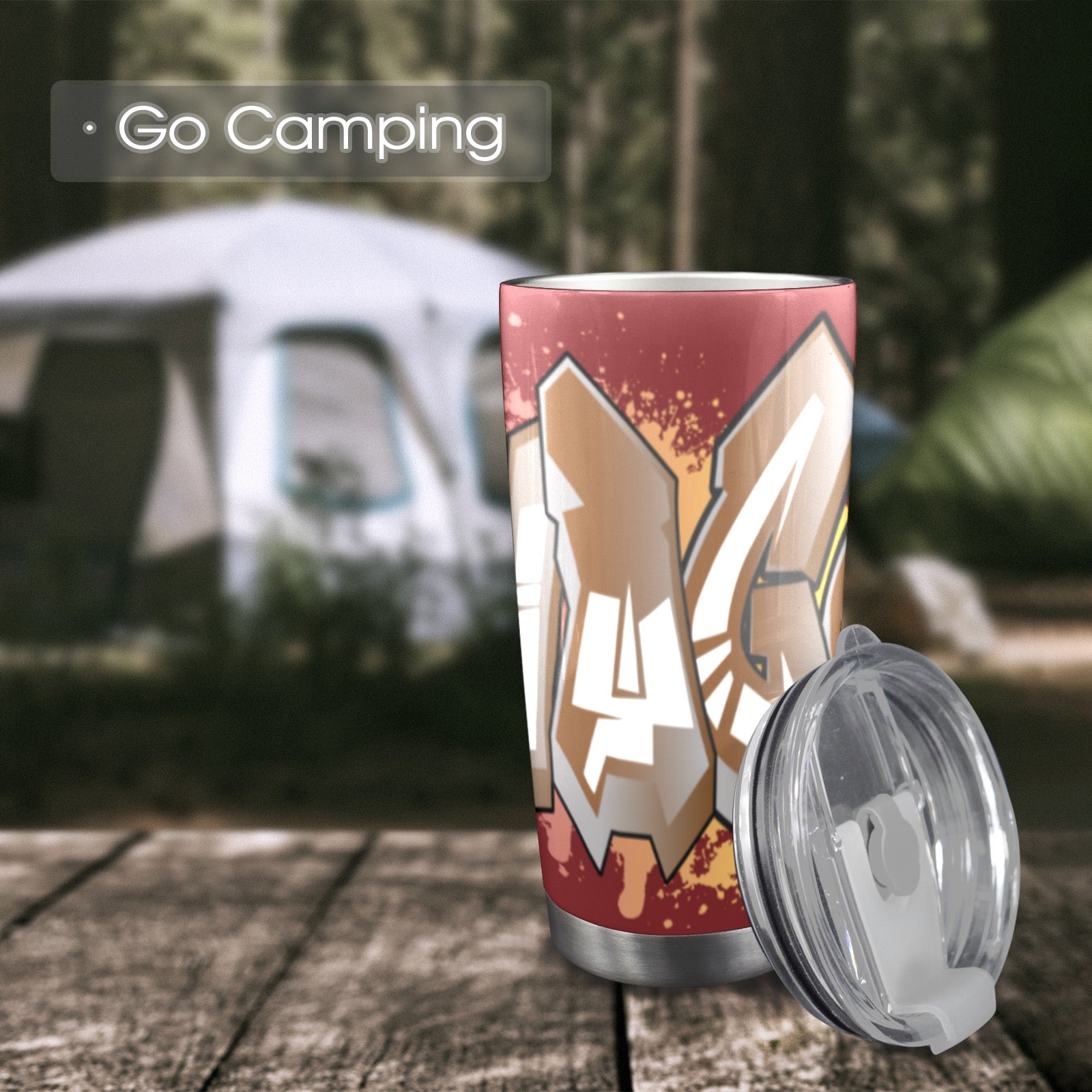 Final SWAGGA LOGO CUP 20oz Mobile Tumbler with Clear Slide Lid