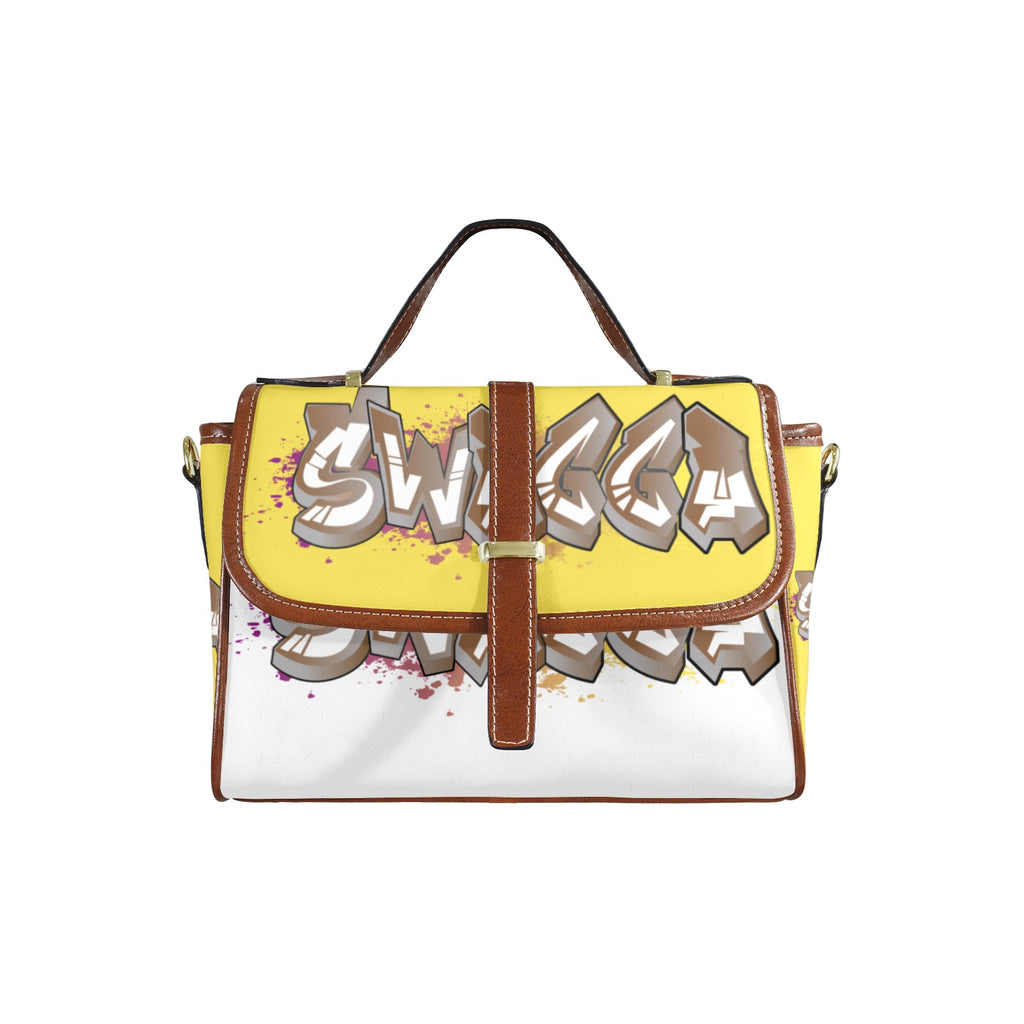 Yello SWAGGA SATCHEL Multi-Function Leather Satchel-Brown (Model 1739)