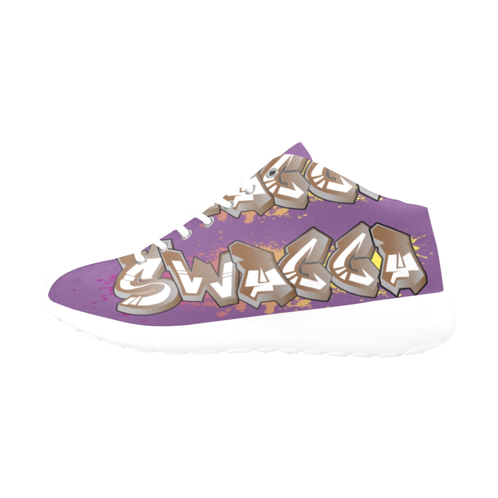 Final SWAGGA LOGOMENS PURPLE Men's Basketball Training Shoes (Model 47502)