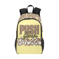 PUSH SWAGGA Fabric Backpack with Side Mesh Pockets (Model 1659)