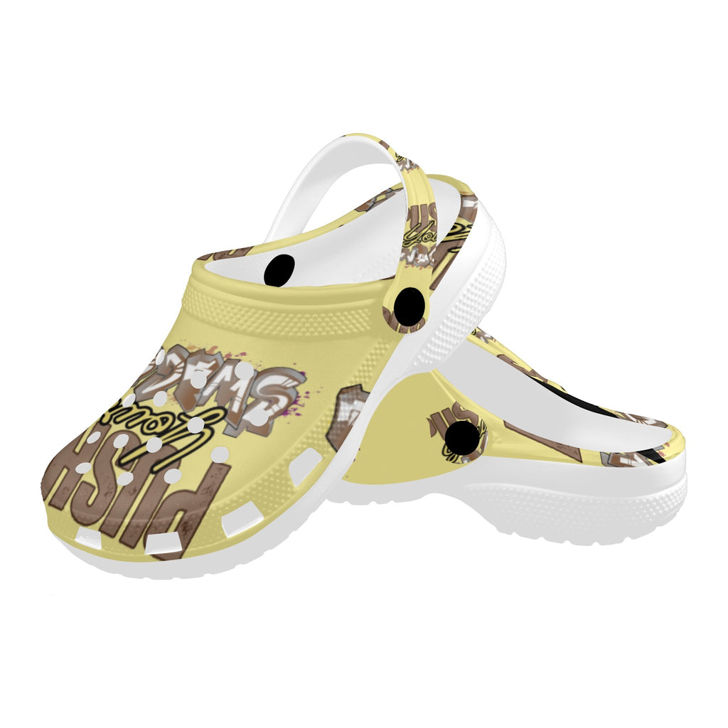 SWAGGA PUSH Custom Print Foam Clogs for Adults