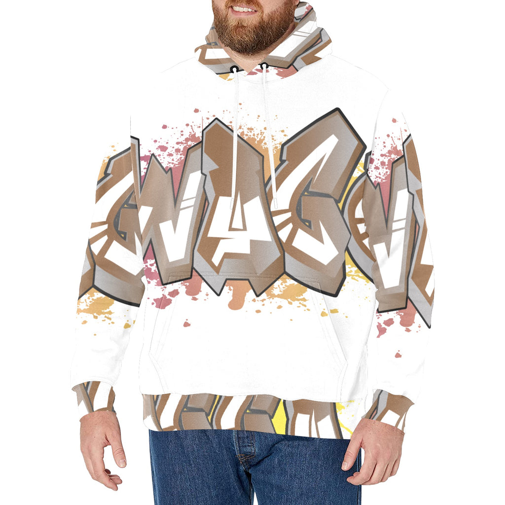 Final SWAGGA LOGO Men's Long Sleeve Fleece Hoodie (Model H55)