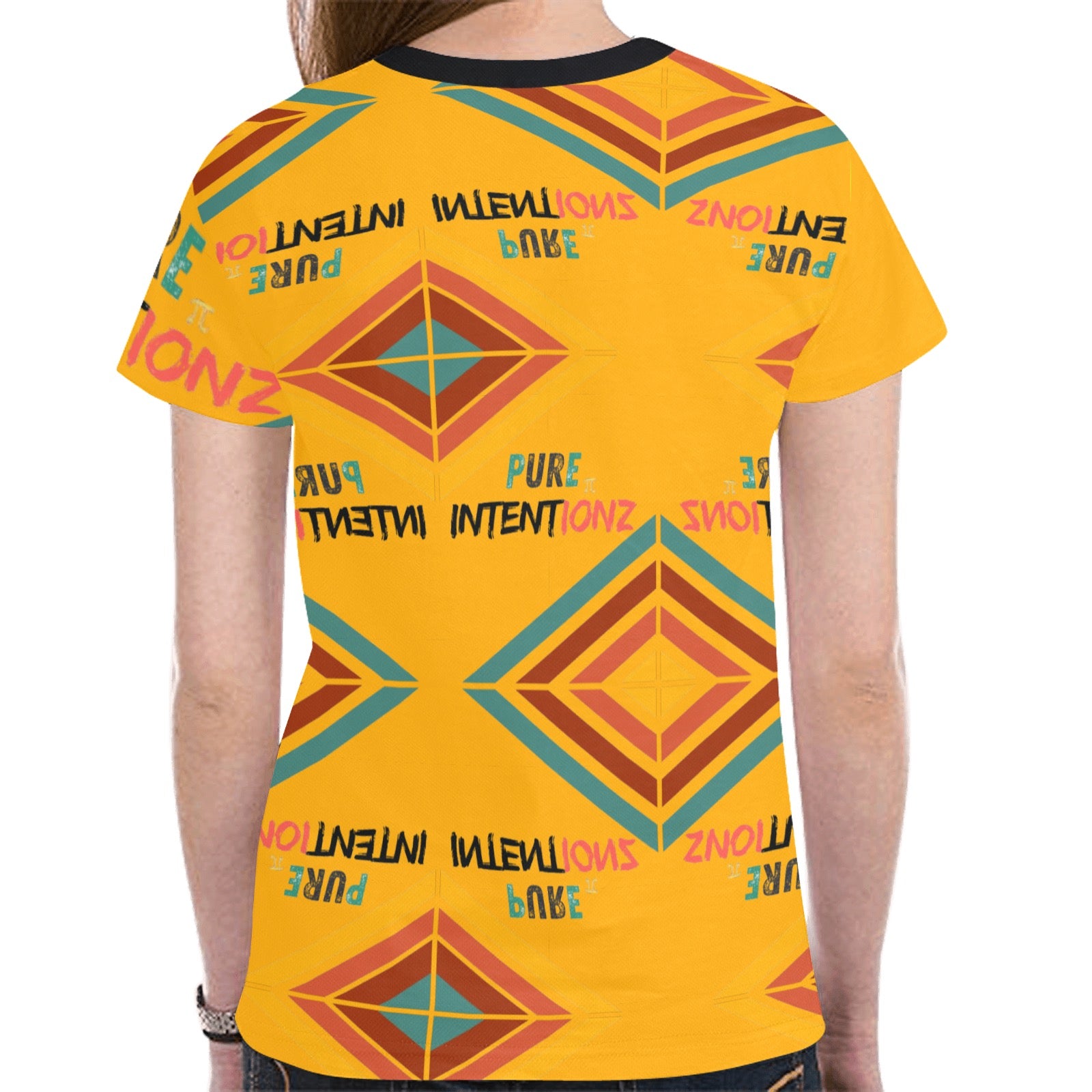 Multi UR INTENT New All Over Print T-shirt for Women (Model T45)