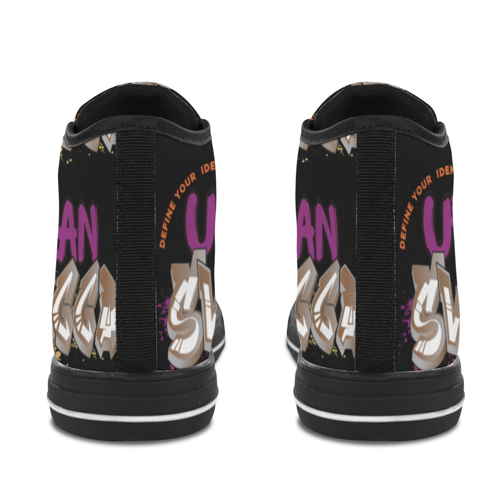 Urban SWAGGA BLK Vancouver H Men's Canvas Shoes (1013-1)