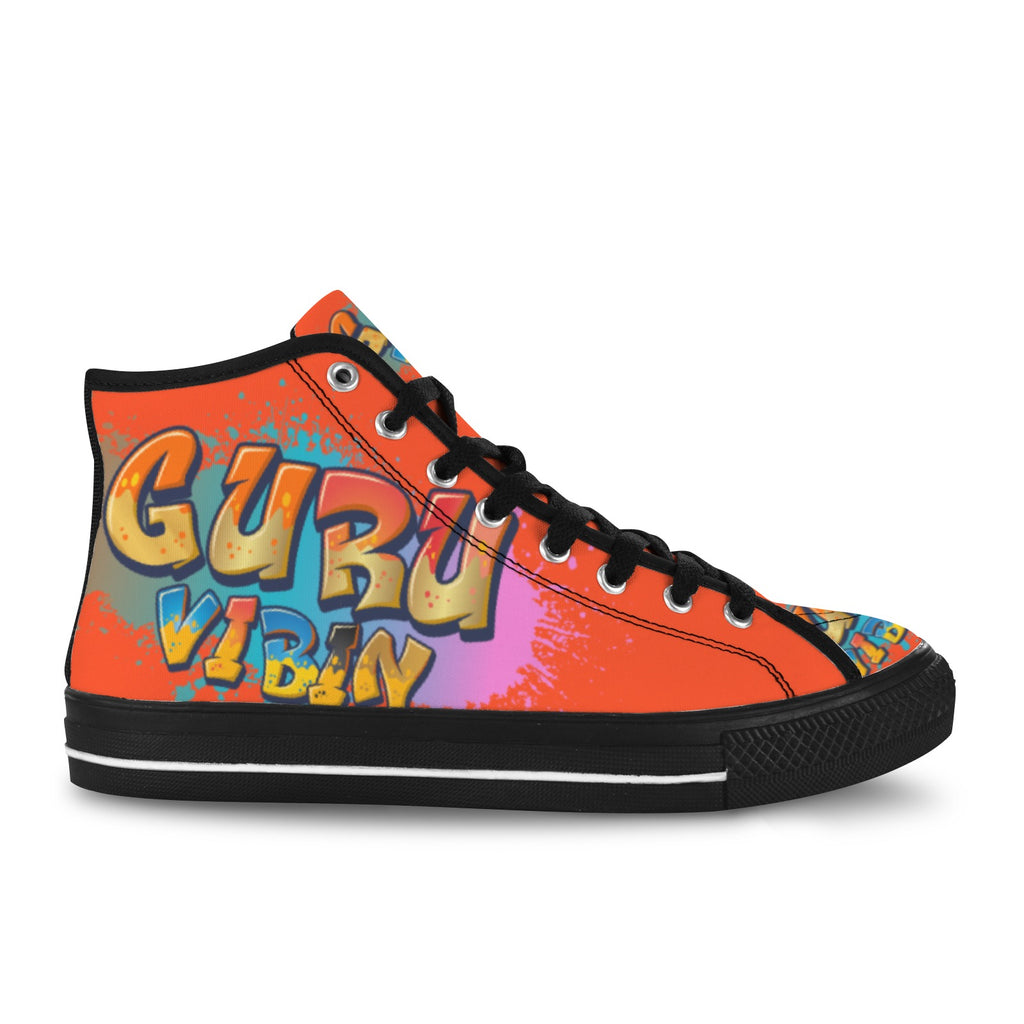 Bright Orange Womens Vancouver H Women's Canvas Shoes (1013-1)