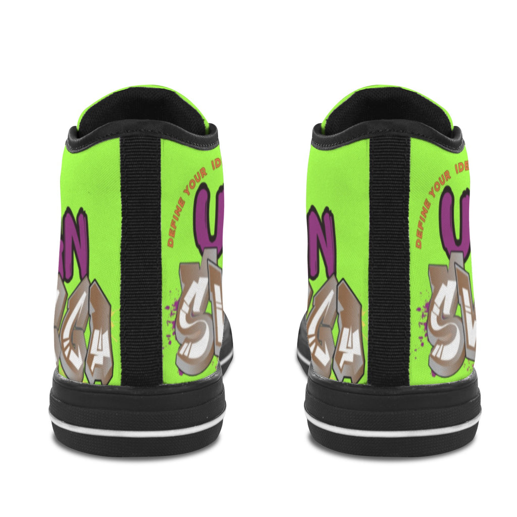 Urban SWAGGA LIME Vancouver H Men's Canvas Shoes (1013-1)
