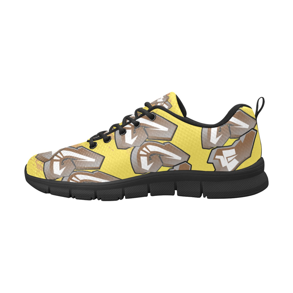 Final SWAGGA LOGO Banana Shoe Women's Breathable Running Shoes (Model 055)