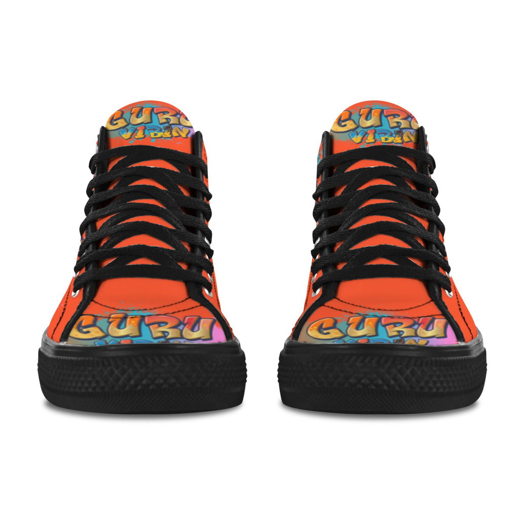 Bright Orange Womens Vancouver H Women's Canvas Shoes (1013-1)