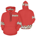 Final SWAGGA LOGO Red Mens Hoodie All Over Print Hoodie for Men (USA Size) (Model H13)