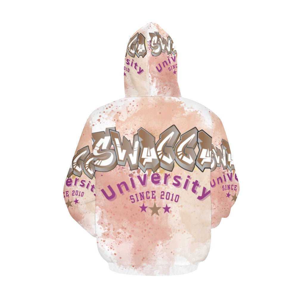 SWAGGA U All Over Print Hoodie for Women (USA Size) (Model H13)