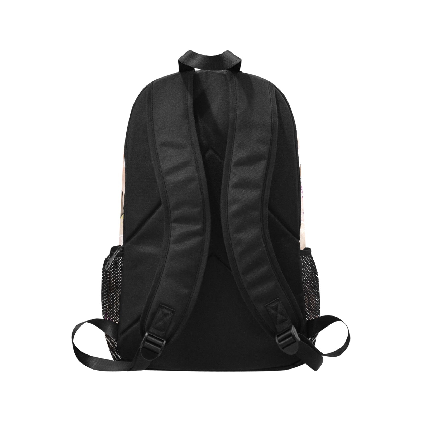SWAGGA U Fabric Backpack with Side Mesh Pockets (Model 1659)