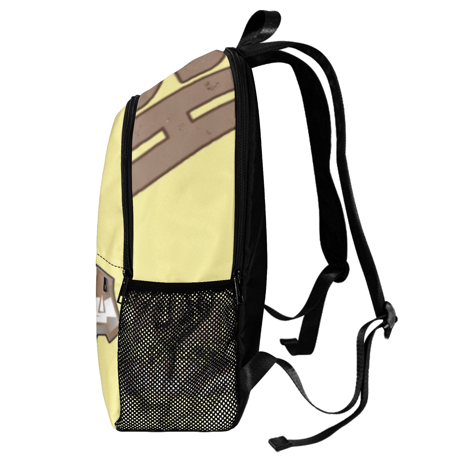 PUSH SWAGGA Fabric Backpack with Side Mesh Pockets (Model 1659)