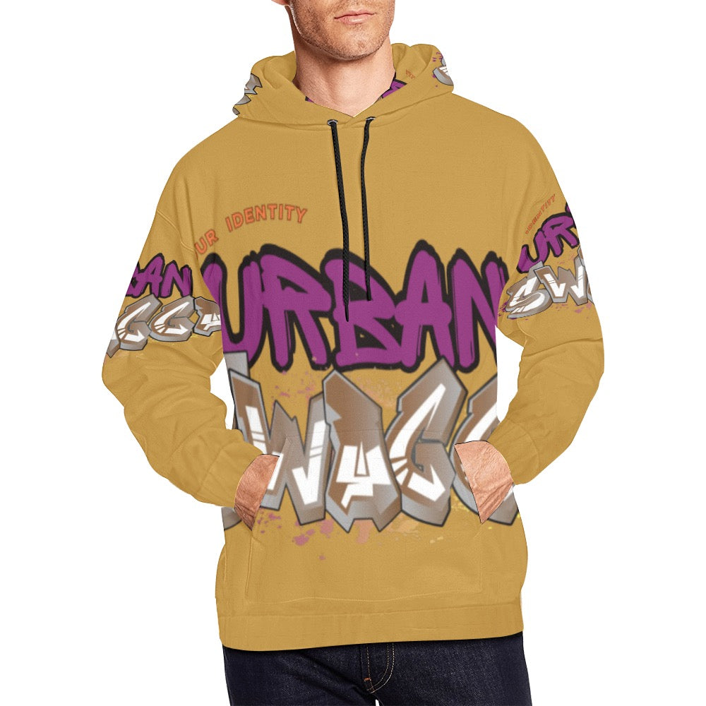 Urban SWAGGA All Over Print Hoodie for Men (USA Size) (Model H13)