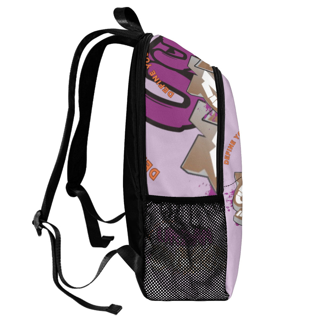 Urban SWAGGA U Fabric Backpack with Side Mesh Pockets (Model 1659)