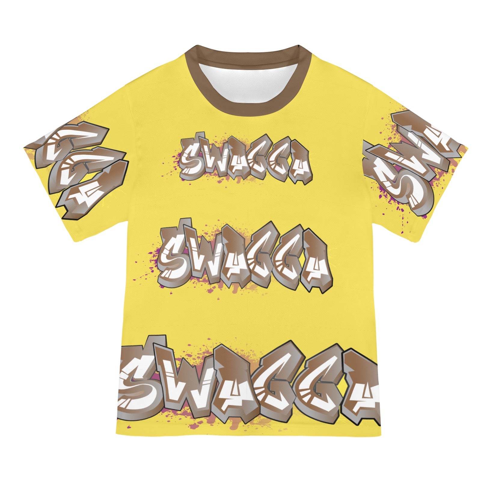 Final SWAGGA LOGO Banana New All Over Print T-shirt for Women (Model T45)
