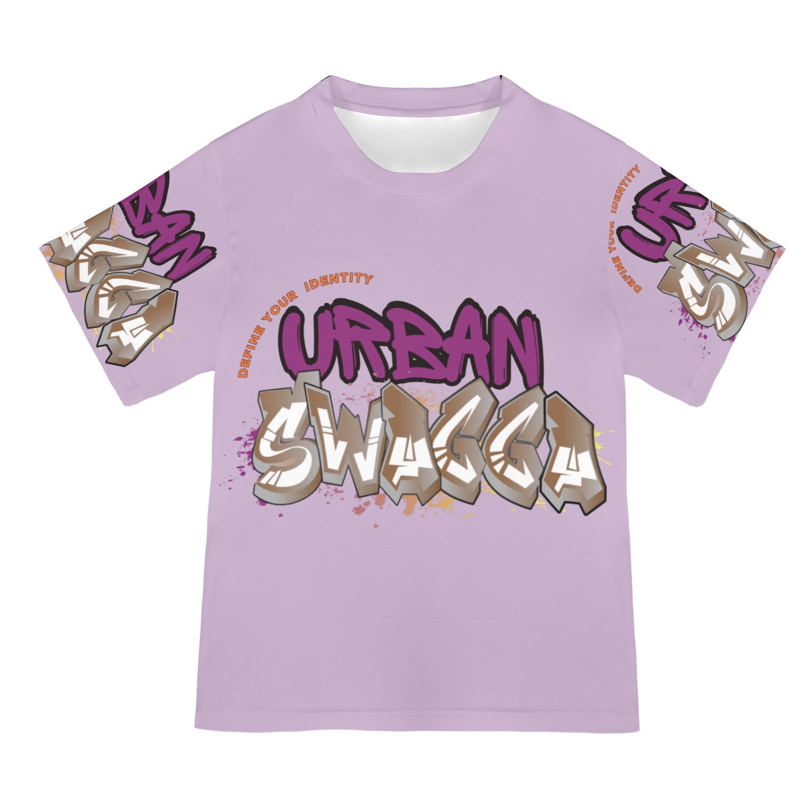 Lilac Urban New All Over Print T-shirt for Women (Model T45)