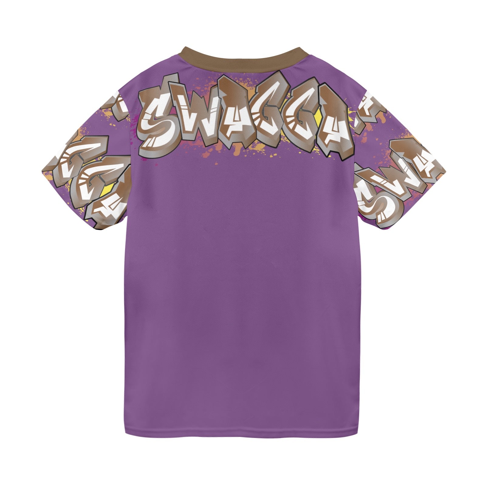 Final SWAGGA LOGO MENS PURPLE New All Over Print T-shirt for Men (Model T45)