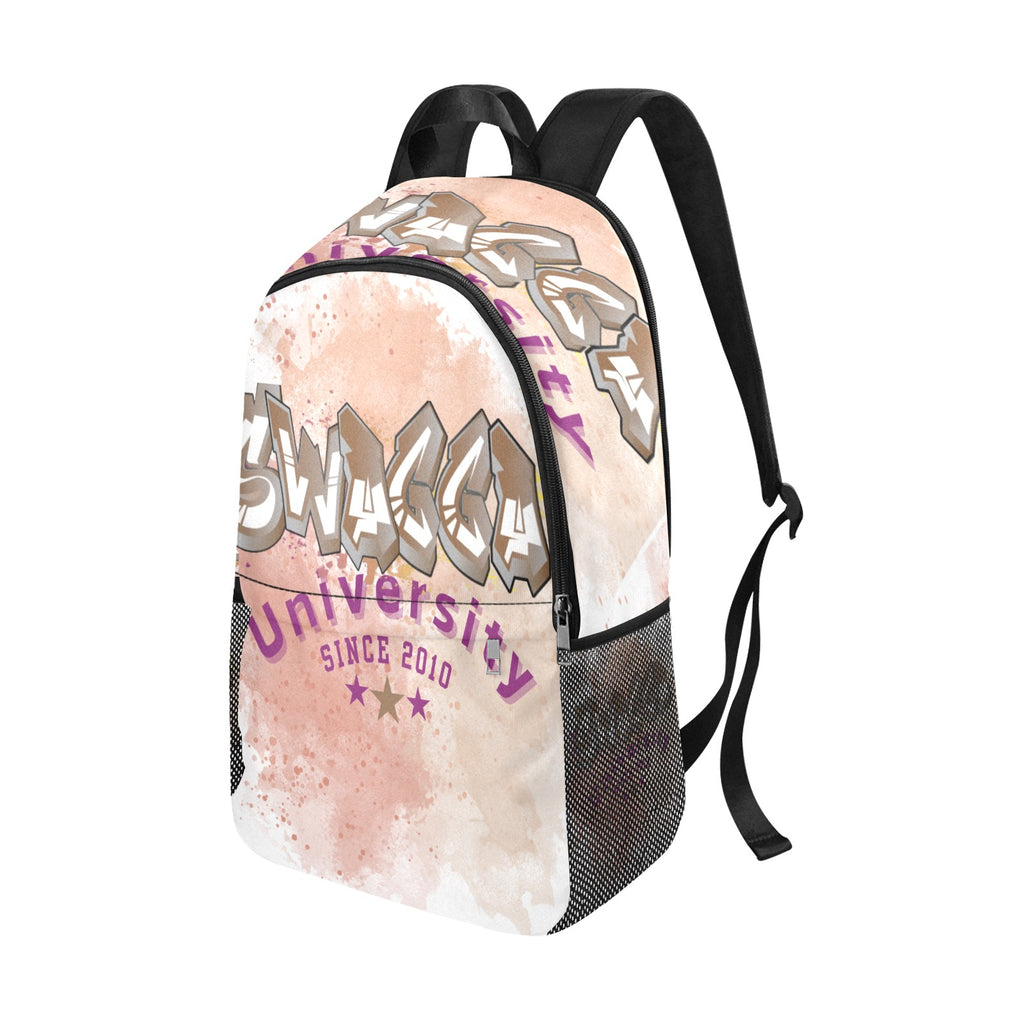SWAGGA U Fabric Backpack with Side Mesh Pockets (Model 1659)