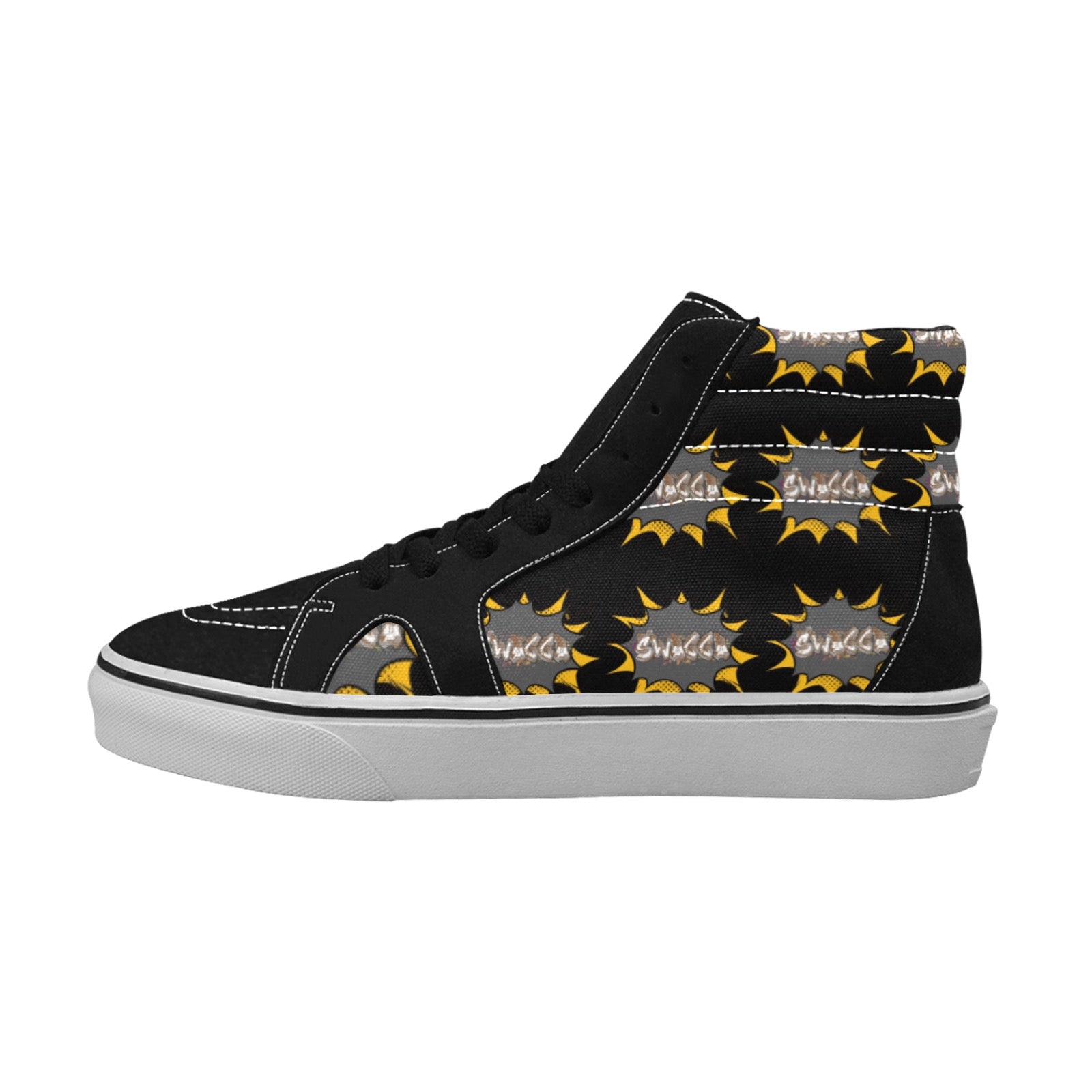 Mens Swagga POW Men's High Top Skateboarding Shoes (Model E001-1)