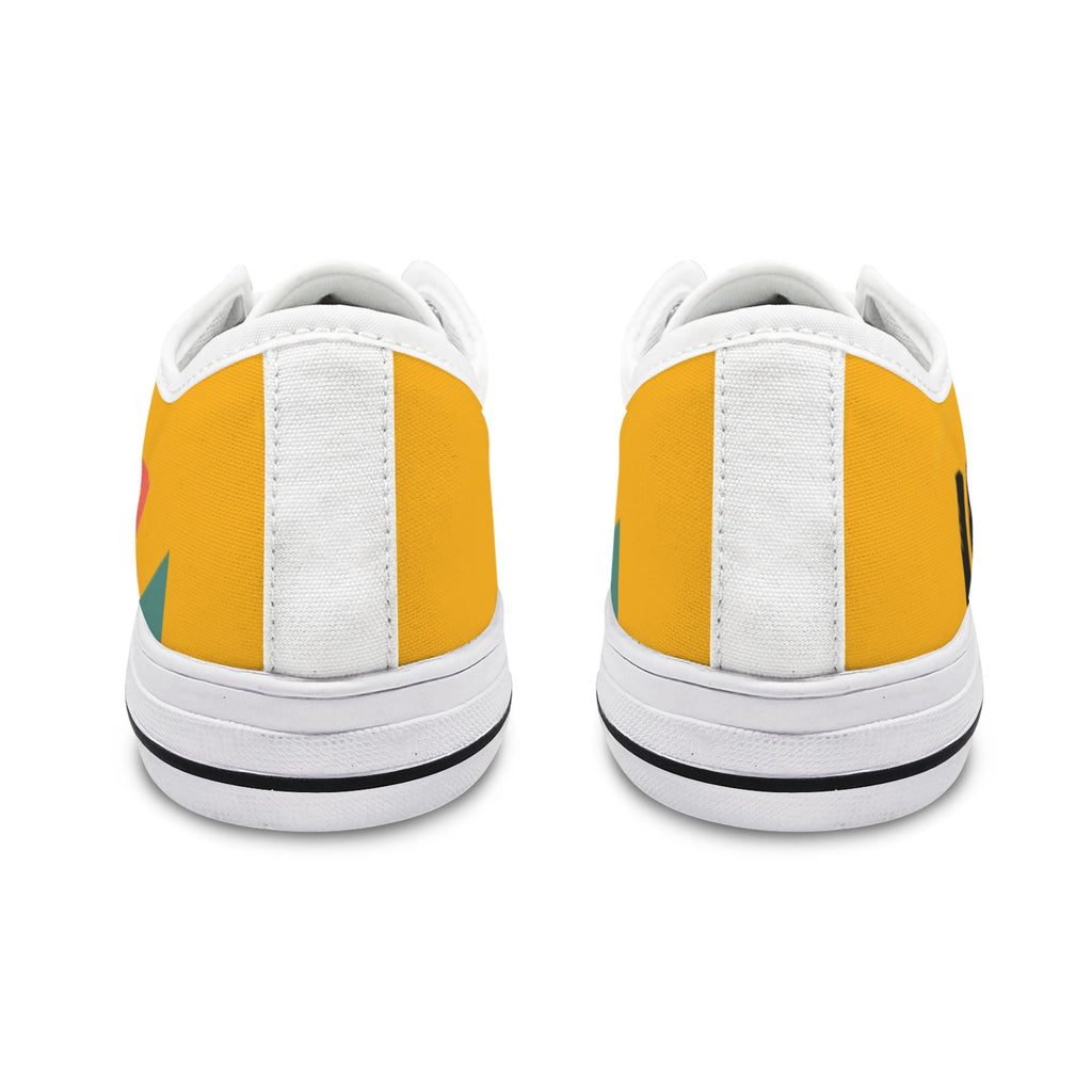 multicultural-UR INTENT Gold Seattle Low Top Women's Shoes (Model 1013-6)