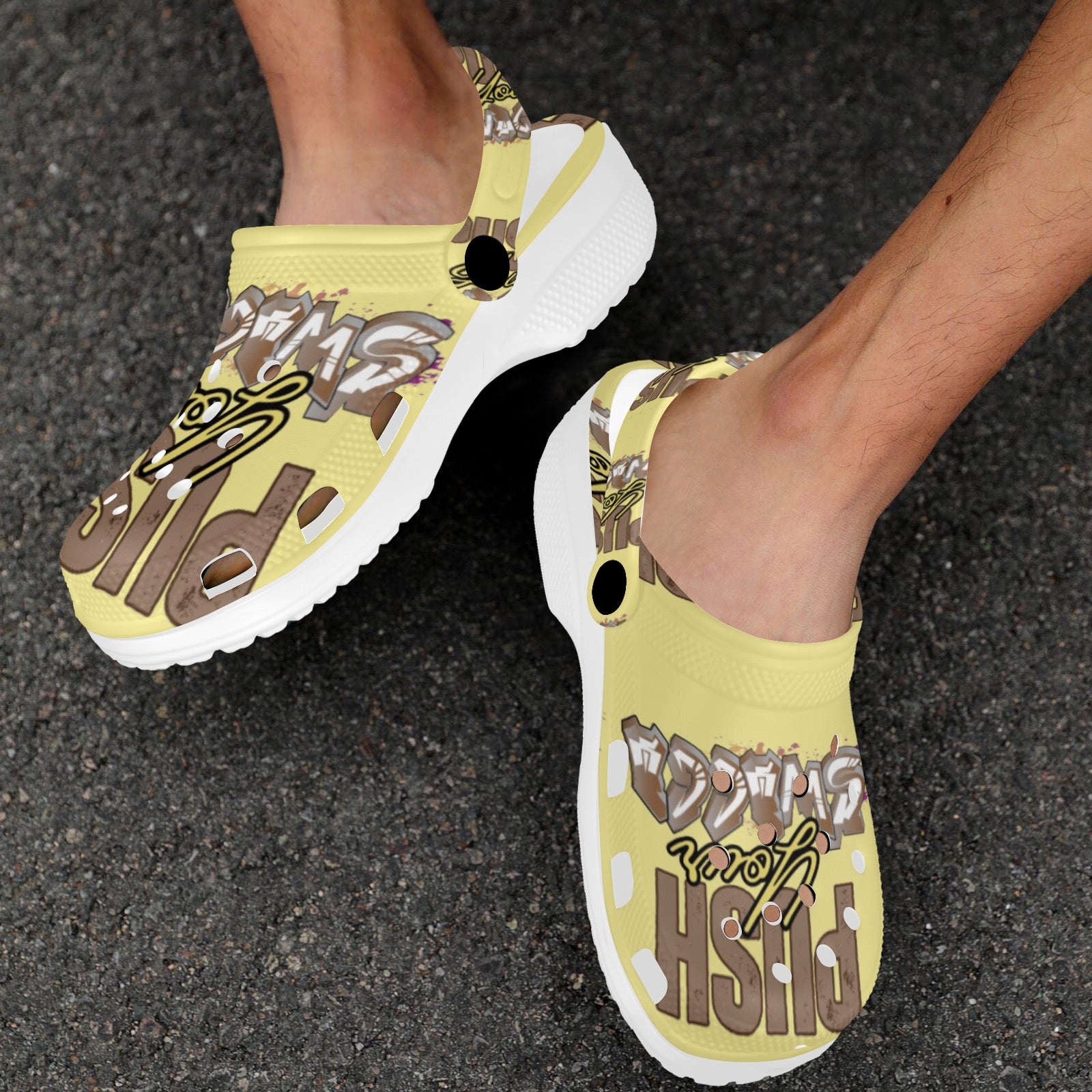 SWAGGA PUSH Custom Print Foam Clogs for Adults