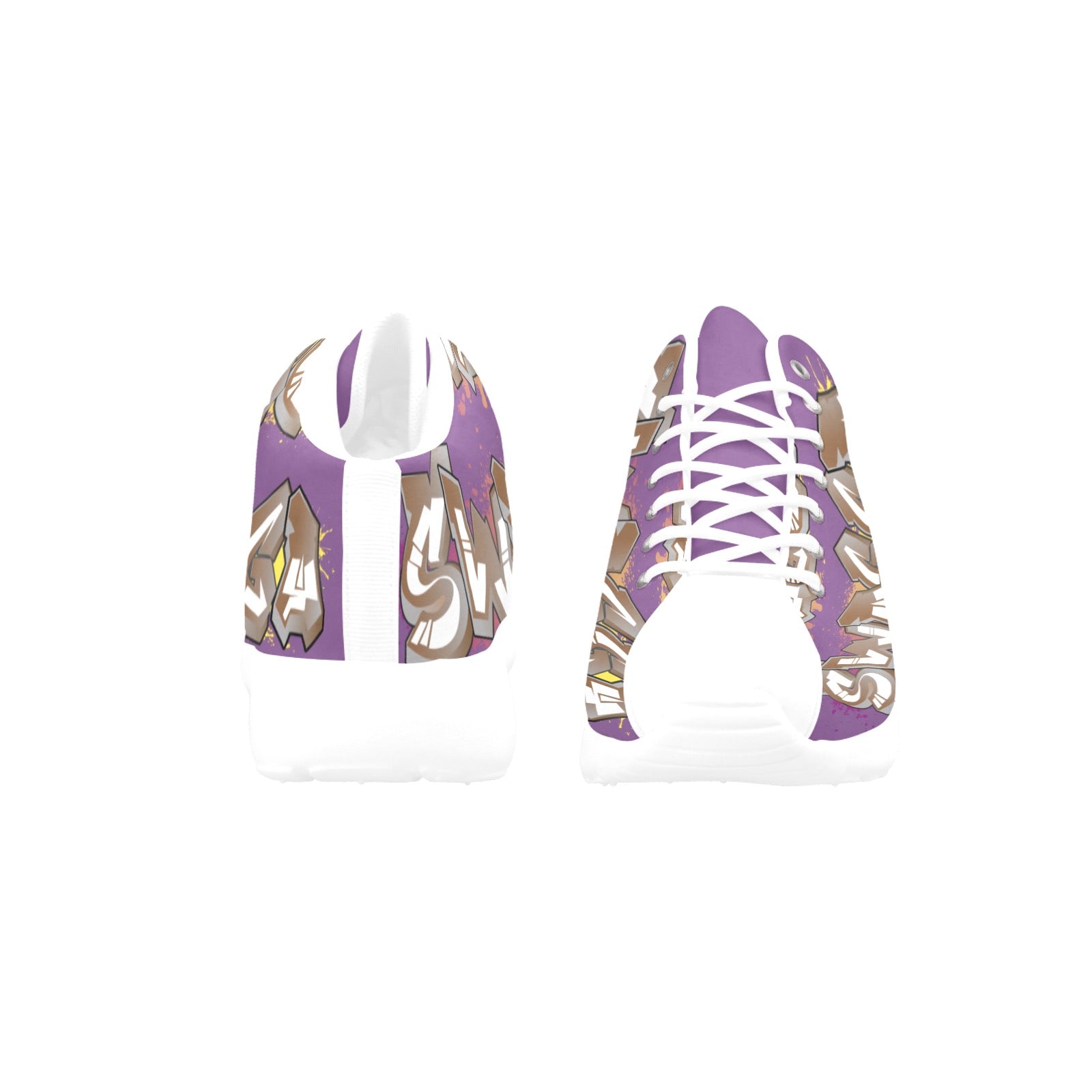 Final SWAGGA LOGOMENS PURPLE Men's Basketball Training Shoes (Model 47502)