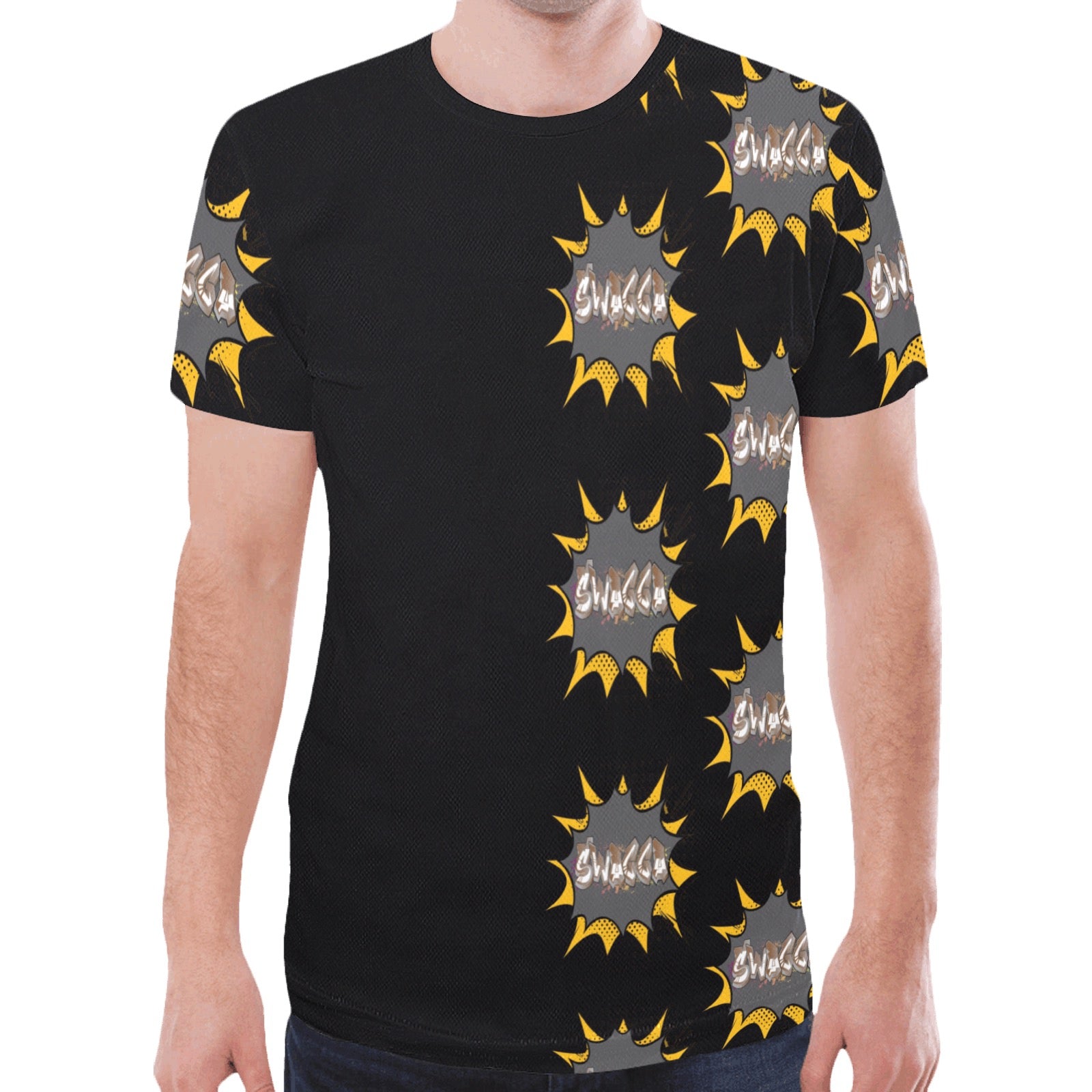 POW SWAGGA New All Over Print T-shirt for Men (Model T45)