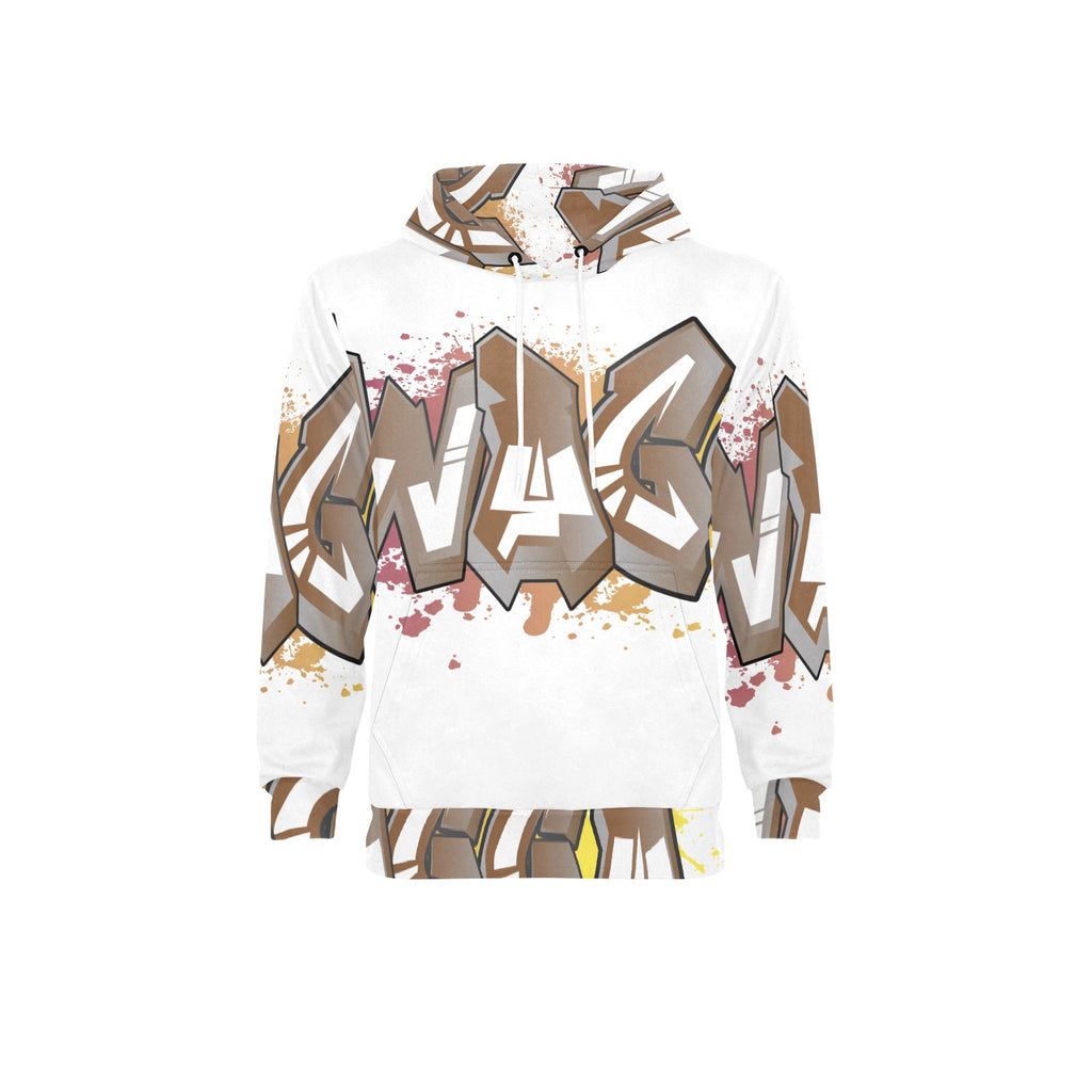 Final SWAGGA LOGO Men's Long Sleeve Fleece Hoodie (Model H55)