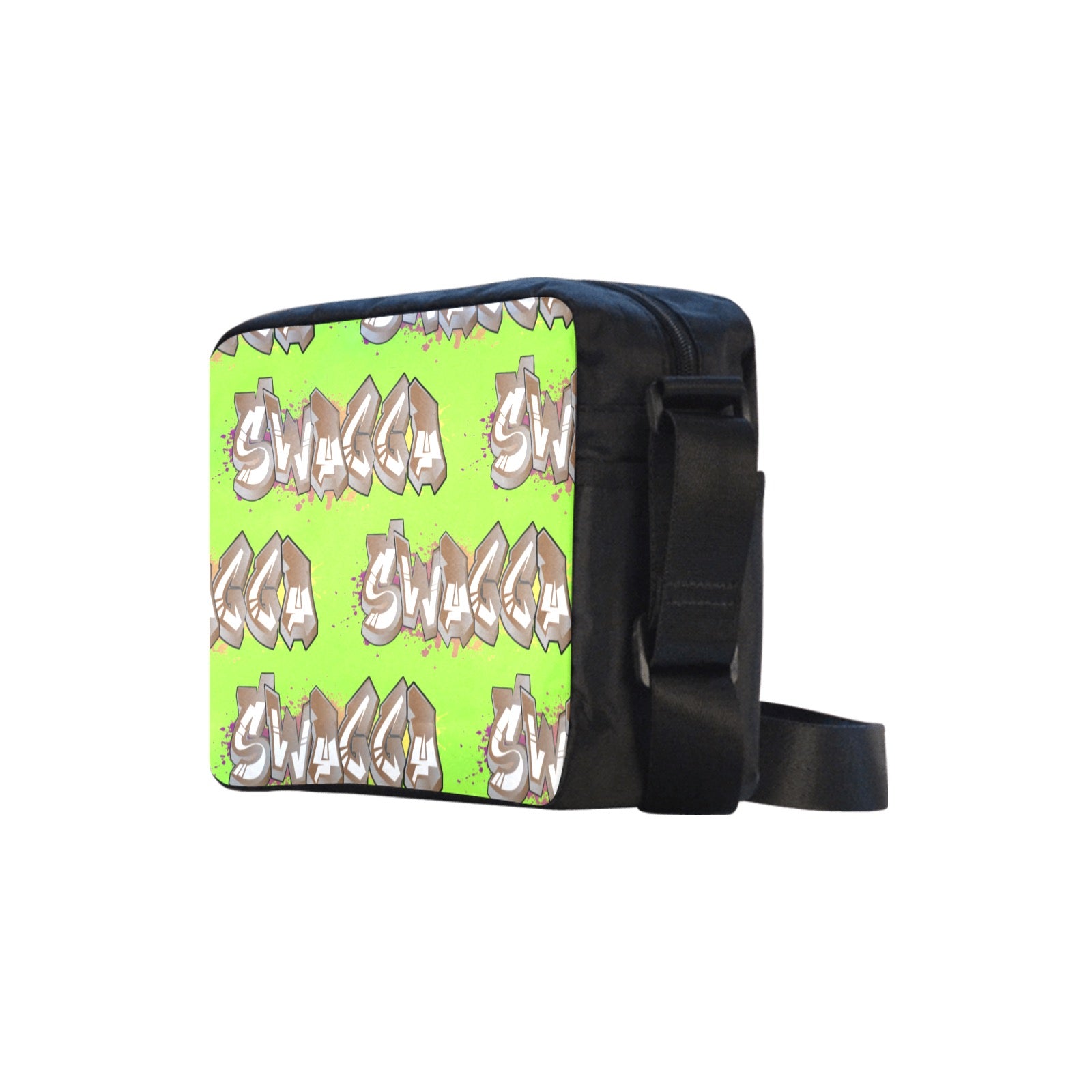 Lime SWAGGA Cross-Body Classic Cross-body Nylon Bags (Model 1632)