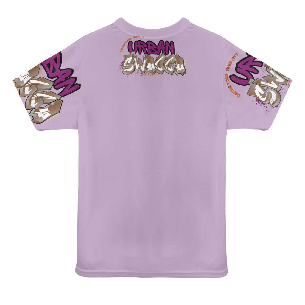 Lilac Urban New All Over Print T-shirt for Women (Model T45)