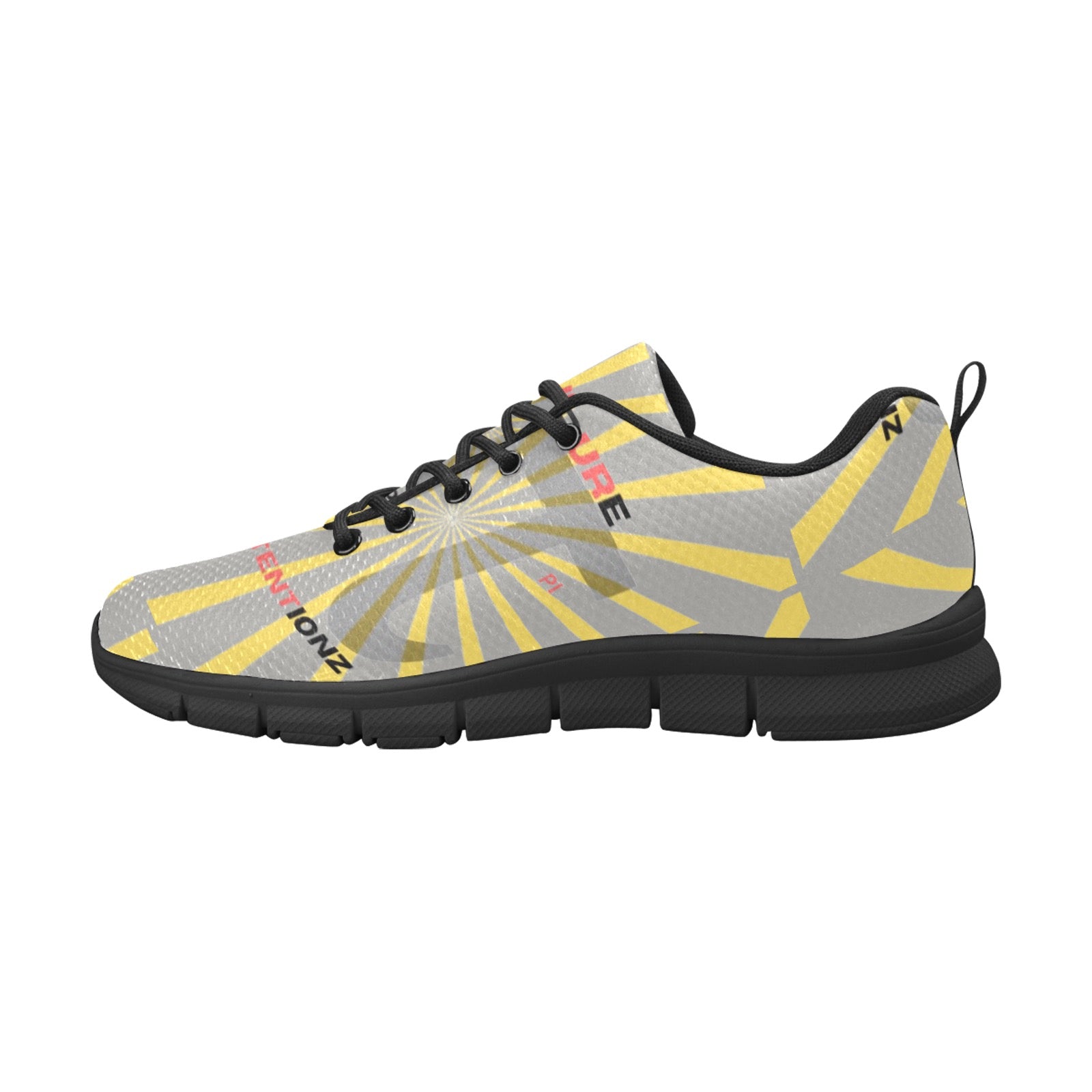 Yellow/Gray UR INTENT Women's Breathable Running Shoes (Model 055)