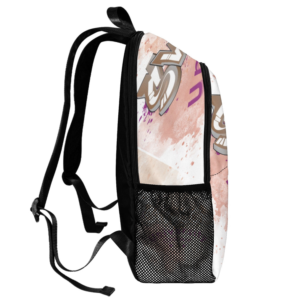 SWAGGA U Fabric Backpack with Side Mesh Pockets (Model 1659)