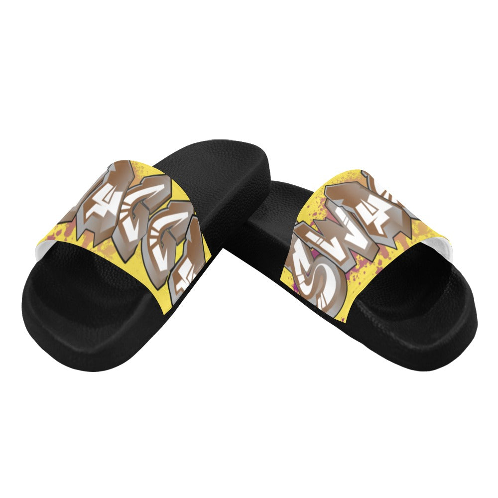 Final SWAGGA LOGO Women's Slide Sandals (Model 057)