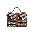 Blk SWAGGA Multi-Function Leather Satchel-Brown (Model 1739)
