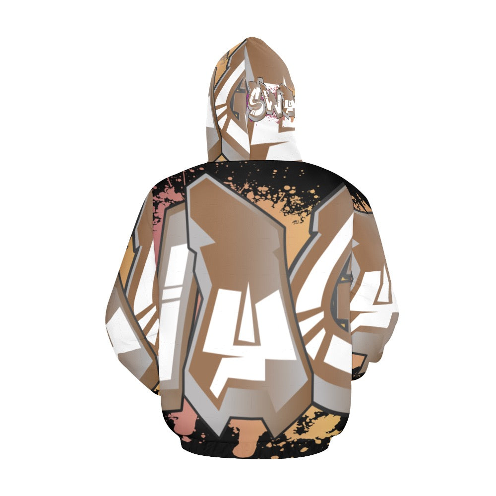 SWAGGA Sweat Final All Over Print Hoodie for Men (USA Size) (Model H13)