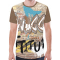 SWAGGA Spray Logo New All Over Print T-shirt for Men (Model T45)