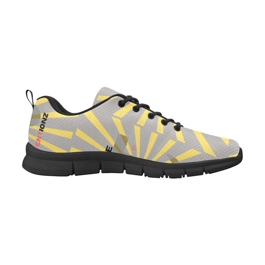 Yellow/Gray UR INTENT Women's Breathable Running Shoes (Model 055)
