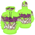 Urban SWAGGA LIME All Over Print Hoodie for Men (USA Size) (Model H13)