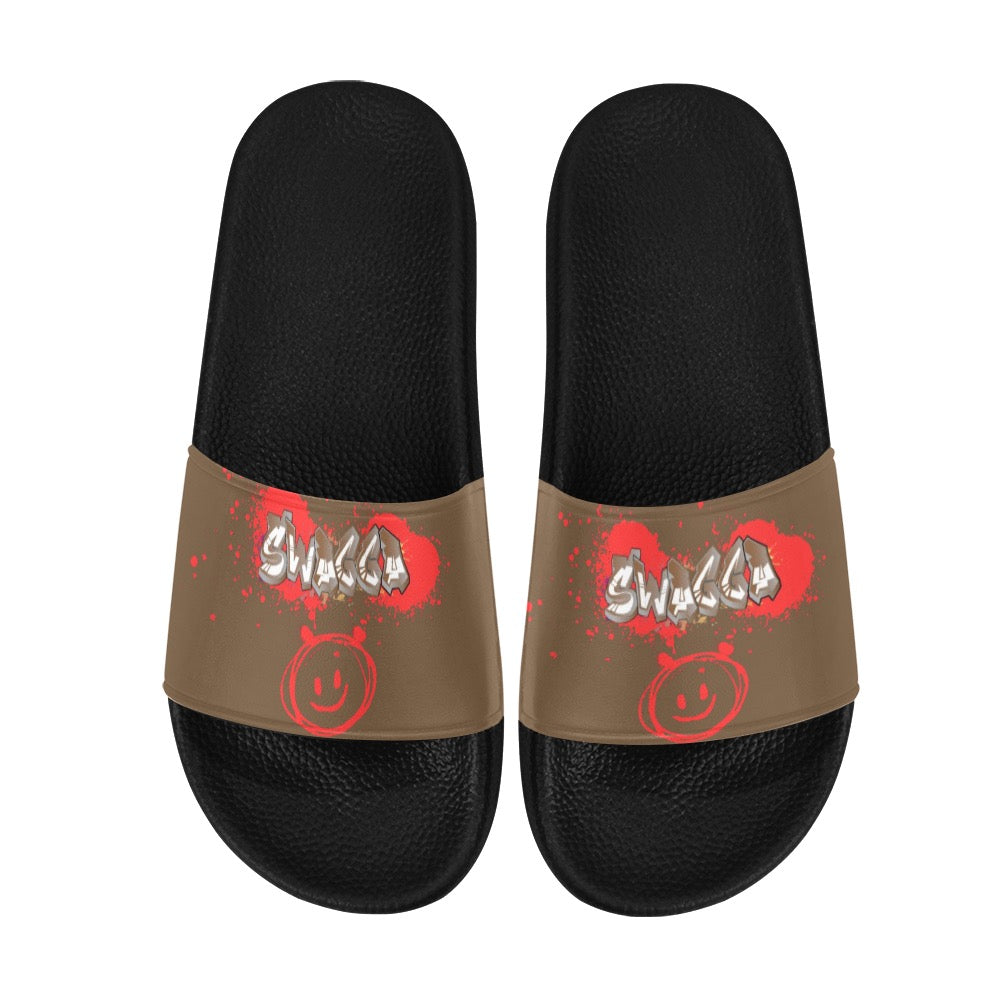 RED SWAGGA Splash Men's Slide Sandals (Model 057)