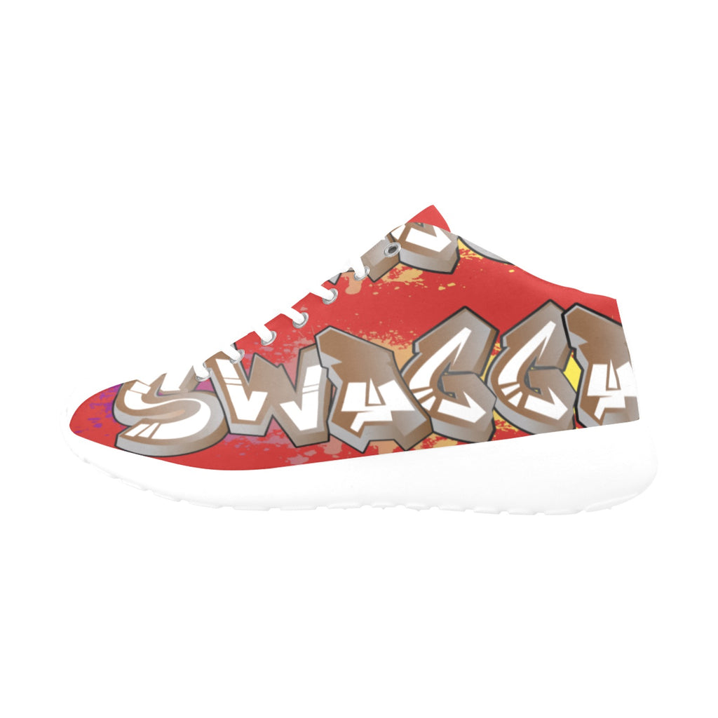 Final SWAGGA LOGO RED MENS Men's Basketball Training Shoes (Model 47502)
