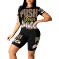 PUSH SWAGGA YOGA Women's Short Yoga Set
