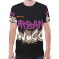 Urban SWAGGA BLK New All Over Print T-shirt for Men (Model T45)