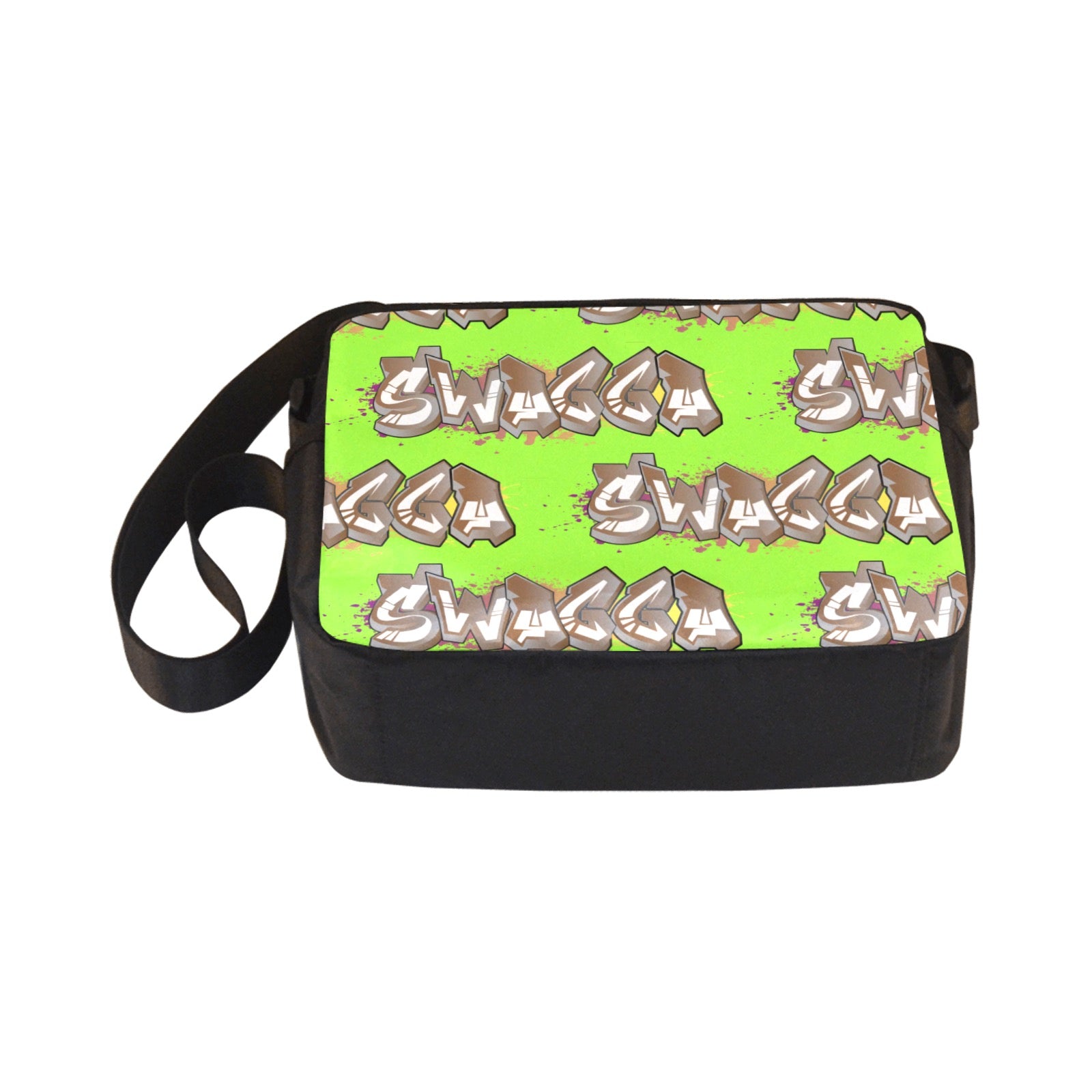 Lime SWAGGA Cross-Body Classic Cross-body Nylon Bags (Model 1632)