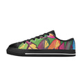JUS  Groovi Lows BLK Women's Classic Canvas Shoes (Model 018)