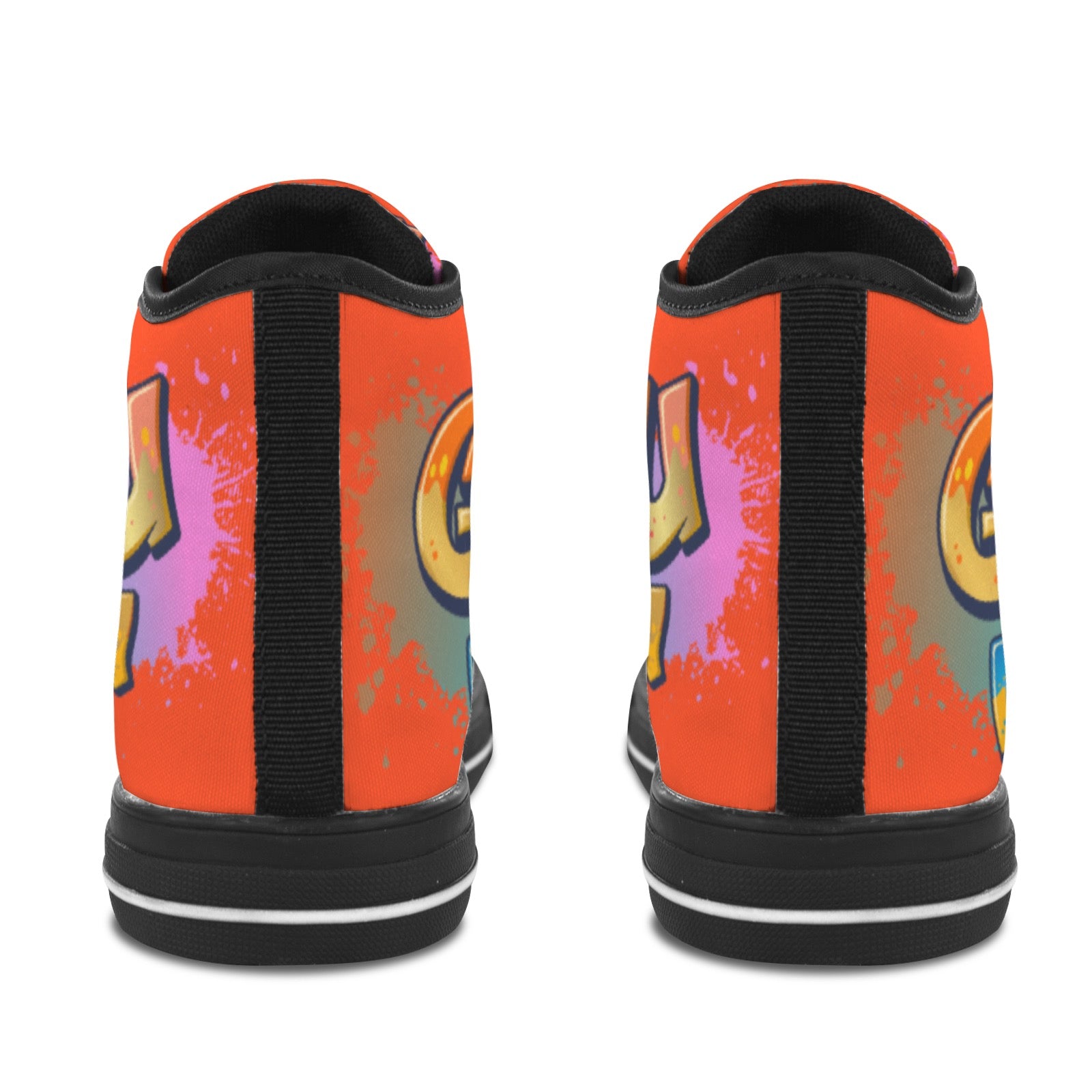 Bright Orange Womens Vancouver H Women's Canvas Shoes (1013-1)