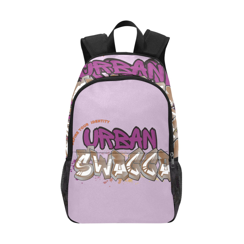 Urban SWAGGA U Fabric Backpack with Side Mesh Pockets (Model 1659)